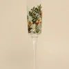 Nel Lusso Sorrento Lemon Print Champagne Flute Each