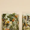 Nel Lusso Sorrento Lemon Print Glass Tumbler 400ml Each