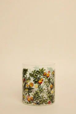 Nel Lusso Sorrento Lemon Print Glass Tumbler 400ml Each