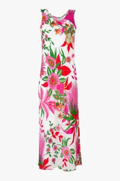 Coop South Beach Pink Floral Maxi Dress