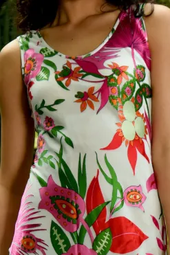 Coop South Beach Pink Floral Maxi Dress