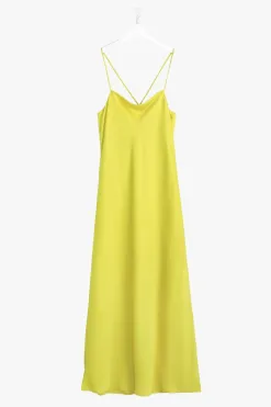 Among the Brave Sovereign Citron Strappy Maxi Dress