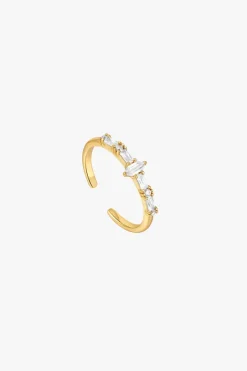 Ania Haie Sparkle Multi Stone Band EOL Gold Ring