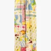 Love Lulu Speculate Pink Holiday Print Wide Leg Pants