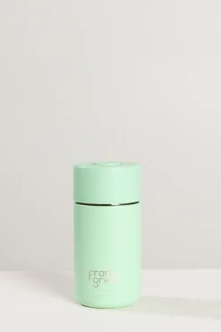Frank Green Stainless Steel with Push Button Lid Mint Gelato 12oz Ceramic Cup