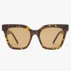 Le Specs Star Glow Dark Tort Brown Large Mono Lens Sunglasses