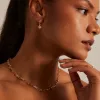 Humble + Heart Stardust Pendant Gold Huggie Earrings