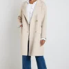By Rosa. Stockholm Pumice Wool Blend Double Breasted Coat