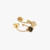 Stolen Girlfriends Club Stolen Heart Anchor Sleeper Earrings18ct Gold Plated
