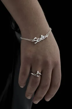 Stolen Girlfriends Club Stolen Script Bracelet