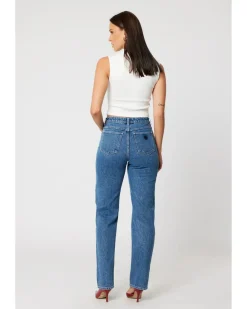 Abrand Jeans 94 Straight Kim Mid Blue Jean