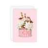 Studio Sue Strawberries + Chrysanthemums Greeting Card