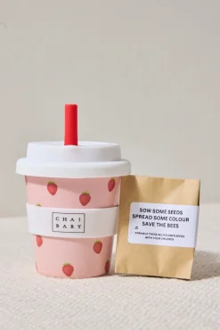 Kids Chai Baby Strawberry + Cream Babyccino + Fluffy Cup