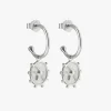 Murkani Swallow Sterling Silver Hoops EOL Earrings