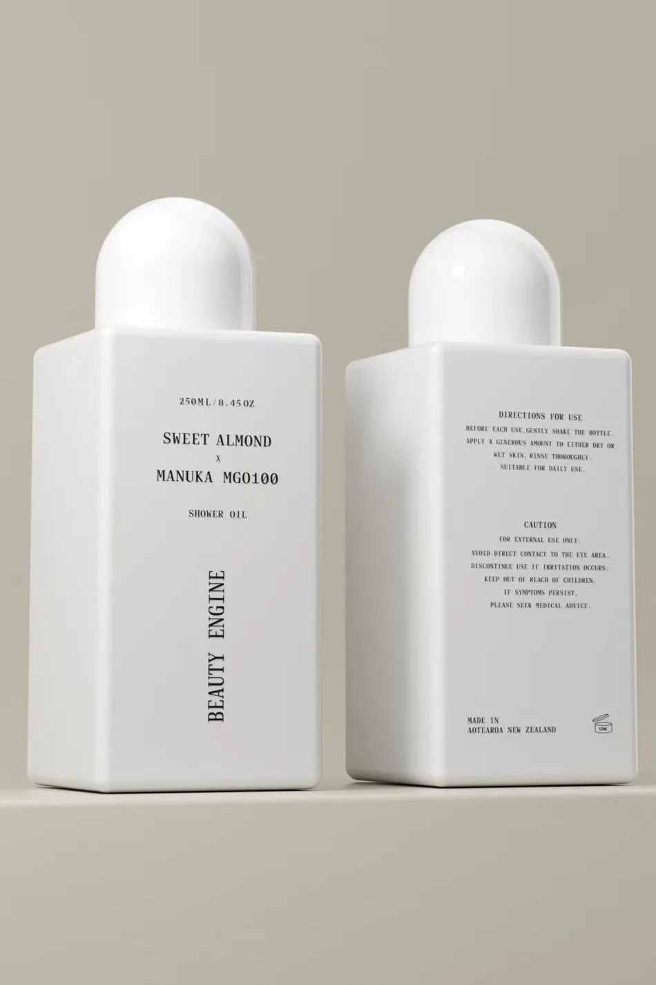 Beauty Engine Sweet Almond + Manukau Honey White 100ml Shower Oil