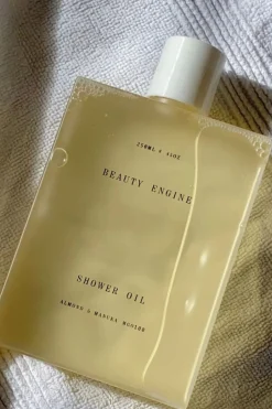Beauty Engine Sweet Almond + Manukau Honey EOL Yellow 100ml Shower Oil