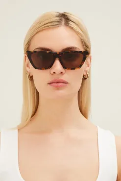 Sito Sweet Harmony Maple Torte Brown Lens Cat Eye Sunglasses