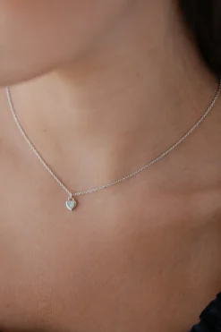 Sophie Sweetheart Silver Necklace