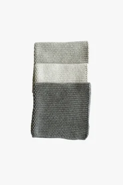 Bianca Lorenne Textured Lavette Grey Wash Cloths Set of 3