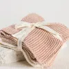 Bianca Lorenne Textured Lavette Petal Wash Cloths Set of 3