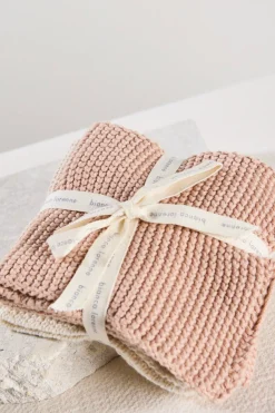 Bianca Lorenne Textured Lavette Petal Wash Cloths Set of 3