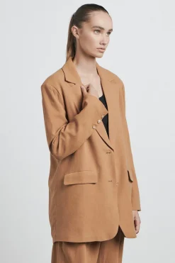 Bare The Cinnamon Oversized Blazer