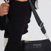 Nakedvice The Hunter Silver Hardware Black Nylon Bag