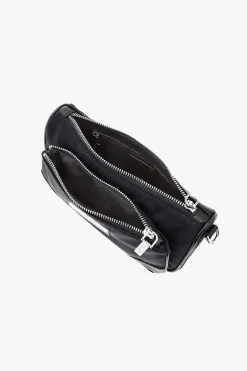 Nakedvice The Hunter Silver Hardware Black Nylon Bag