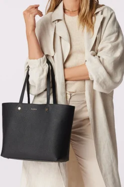 Saben Tilbury Leather Shoulder Bag Black + Prussian