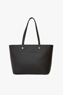 Saben Tilbury Leather Shoulder Bag Black + Prussian