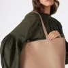 Saben Tilbury Taupe Leather Shoulder Bag