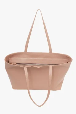 Saben Tilbury Taupe Leather Shoulder Bag