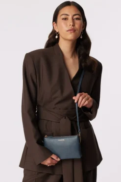 Saben Tilly Crossbody Prussian Leather Bag