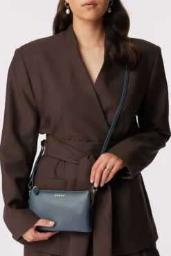 Saben Tilly Crossbody Prussian Leather Bag