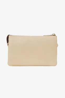 Saben Tilly Multi Pocket Biscotti Leather Crossbody Bag