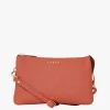 Saben Tilly Multi Pocket Terracotta Crossbody Clutch