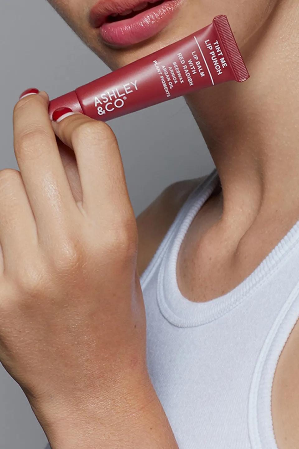 Ashley + Co Tint Me Red Raddish Lip Punch