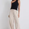 Stories be Told Townie Sand Stripe Side Tape Wide Leg Pants