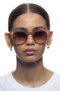 Le Specs Trasher Barley Brown Gradient Lens Sunglasses