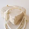 Humble + Heart Triple Bead White Gold White Bracelet