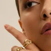 Ania Haie Twisted Wave Adjustable EOL Gold Ring
