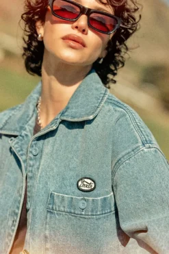 Brixton Utopia Light Blue Denim Overshirt
