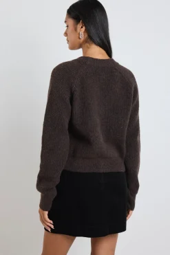 Among the Brave Valid Black Cord Mini Skirt