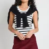 Among the Brave Valid Burgundy Cord Mini Skirt