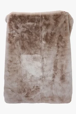 Home Lab Vegan Fur Throw Big Bear Pewter 130X 150cm