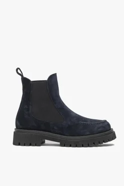 Zoe Kratzmann Vixen Blue Suede Chelsea Low Boot