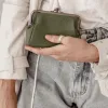 Status Anxiety Volatile Khaki Clip Purse