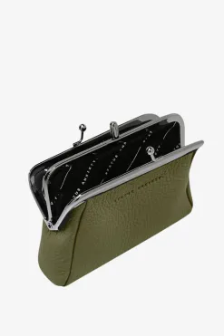 Status Anxiety Volatile Khaki Clip Purse