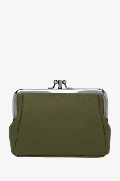 Status Anxiety Volatile Khaki Clip Purse