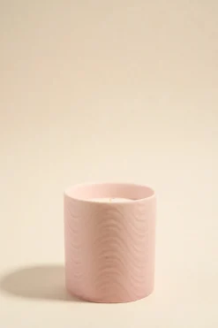 Flo's Home Wavy Blush Ceramic Scented Candle